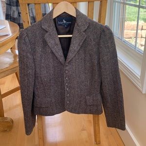 Ralph Lauren Brown Tweed Blazer